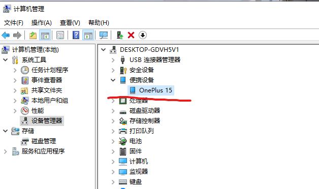 设备管理器便携设备